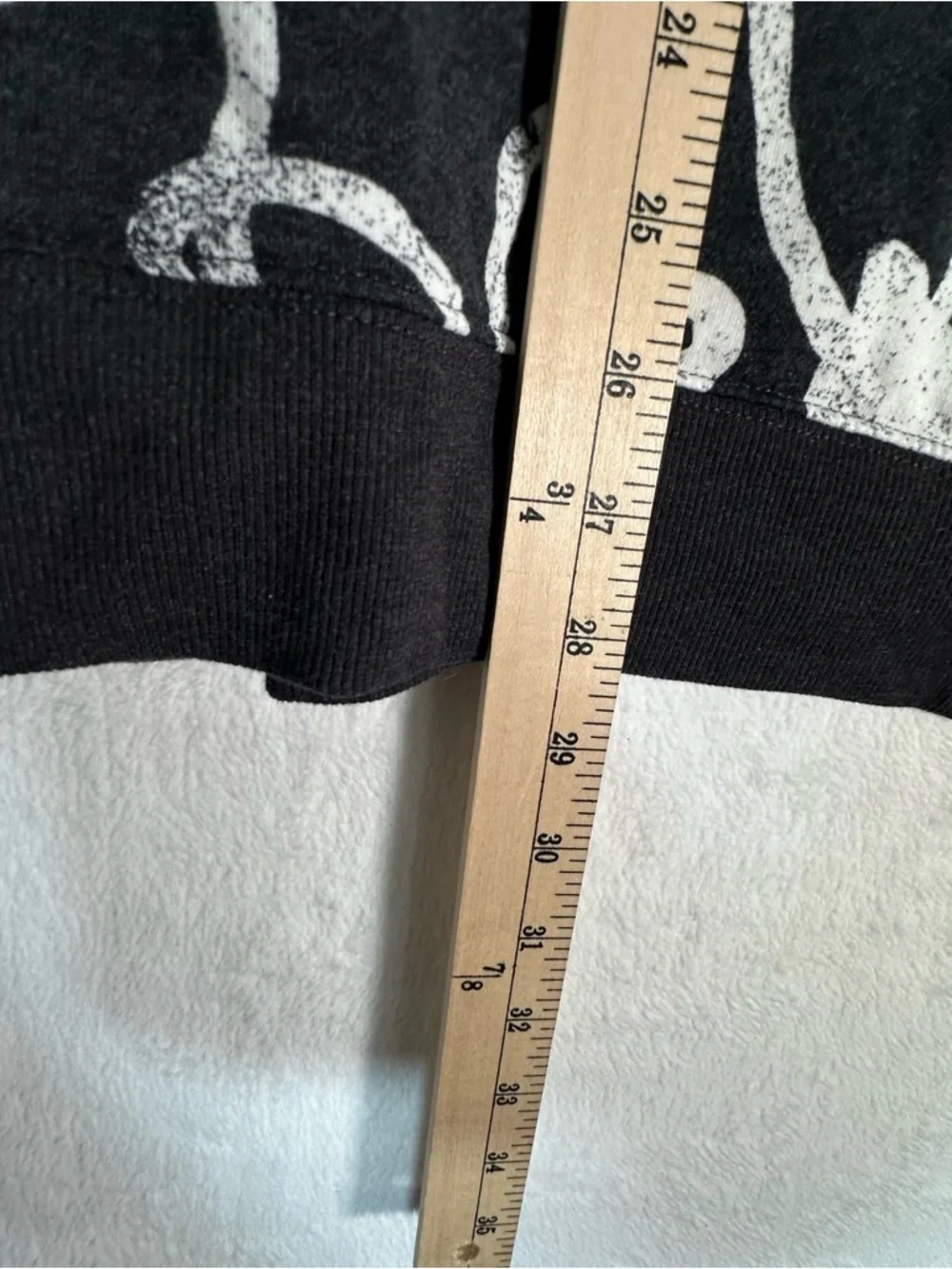 TORRID Black White Heart Print Cozy Sweatshirt Plus Size 4 4X Oversized lovecore - Picture 6 of 8